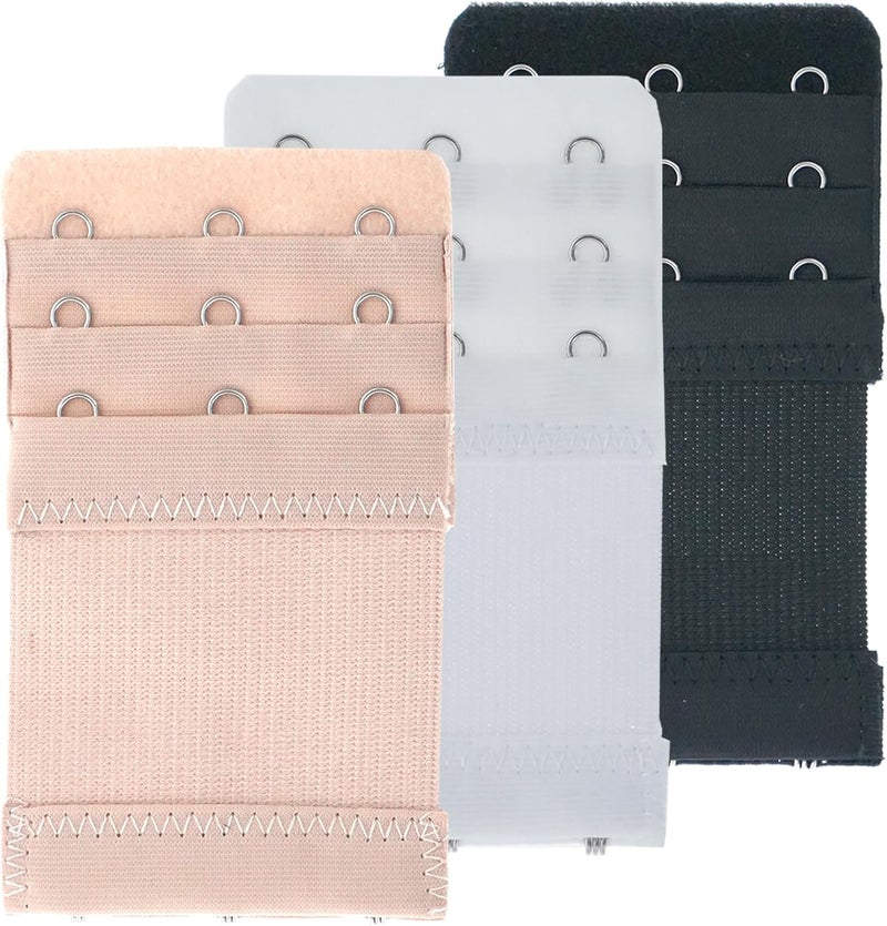 SAMGU Store Women's Bra Extenders 2 Hook / 3 Hook Comfortable Stretchy Bra Extension Strap - Image 1